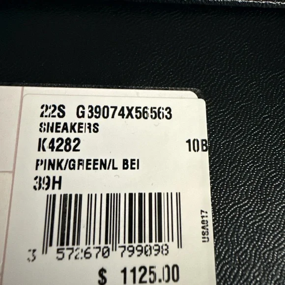 Chanel Women's Pink and Green Sneakers NWT - Picture 10 of 10